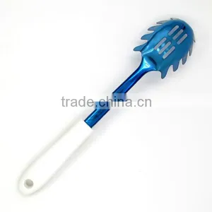 Non-stick TPR Handle Hot Sale Popular Titanize Kitchen Pasta Spoon thumbnail-2