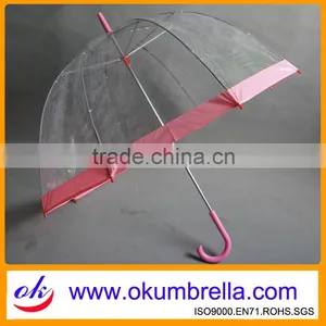 23"x8k Dome Transparent Umbrella From Chinese Factory thumbnail-1
