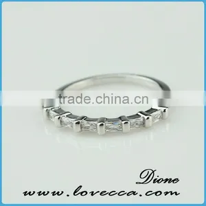 Wholesale Fashion Charms Women 925 Silver Ring With Clear Zircon Meda in China thumbnail-2
