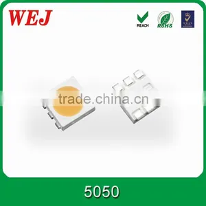 High Brightness 20-23LM 5050 SMD LED PLCC-6 thumbnail-1