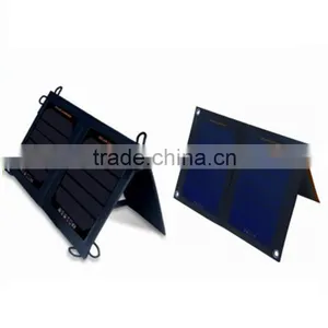 High Efficient 5.5V 7W Water Proof Outdoor Sporting Camping Hiking and Traveling Solar Pack Charger thumbnail-1