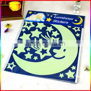 Glow in the Dark Star/moon Wall Puffy Stickers thumbnail-1