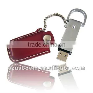 Hot Selling Leather Usb Stick 2.0 thumbnail-1