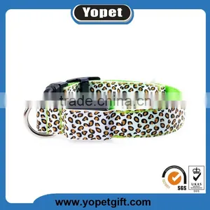 New Design Cute LED Luminous Nylon Pet Dog Collar,Flashing Led Dog Collar thumbnail-4