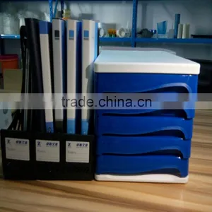 New Developed Blue Plastic Box for Put Office File With Plastic Production thumbnail-6