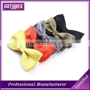 2016 Solid Color Adjustable Tuxedo Fashion Bow Tie Men for People Design,solid Color Bowtie,Blank Bow Tie thumbnail-1