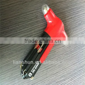 Multifunction Emergency Hammer, LED Emergency Screwdriver Tool, Elerctric Tools, Led Emergency Torch and Tool Kit Hammer thumbnail-1