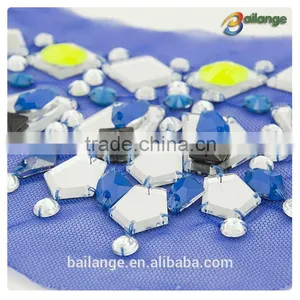 2016 Top Quality Latest Fashion Design Handmade Beaded Collars thumbnail-2