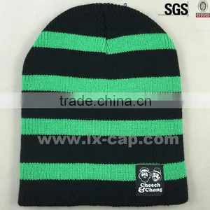 Fashion Warmer Knitted Beanie Hat With Pom thumbnail-1