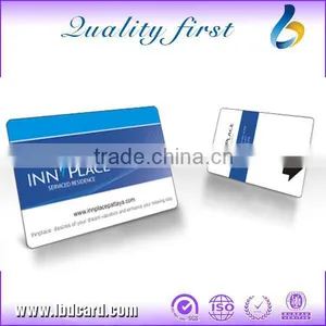 Cheap Price High Quality Credit Card Size CR80 Signature Panel PVC Card thumbnail-1