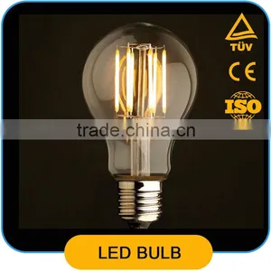 8W A60 Filament LED Bulb 360 Degree Beam Angle 115lm/W With CE RoHs thumbnail-1