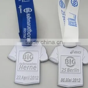 Sports Medal With Ribbon, Silver Medal, Swimming Medal, Medal With Lanyard thumbnail-1