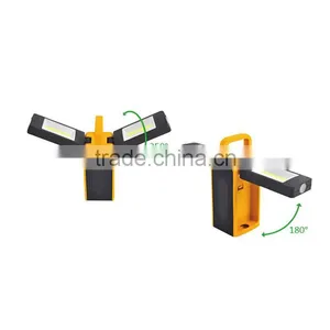 2016 New Magentic 3W COB Working Light With Internal Hanging Hook Flashlight Lamp Wheel thumbnail-3