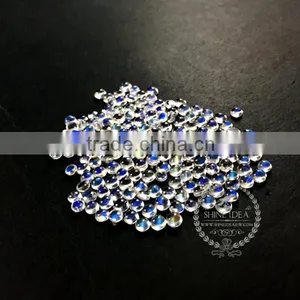 4-4.5mm Round Tiny Moonstone Rainbow Color Semi Precious Loose Stone Gemstone Diy Ring Earrings Pendant Charm Cabochon 4110117 thumbnail-2