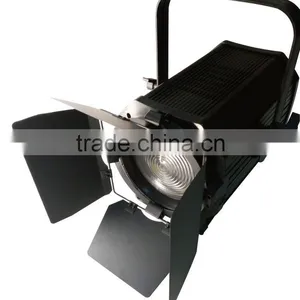 High Quality DMX Dimming Zoom CRI Ra 95 3200K Warm White 400W LED Studio Light Fresnel Spotlight For Video thumbnail-2