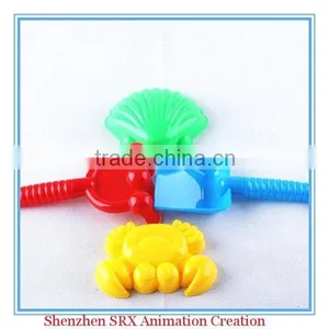 Wholesale Custom Outdoor Plastic Beach Sand Tool Toys Digger Molds Spade Kids Beach Sand Toys thumbnail-2