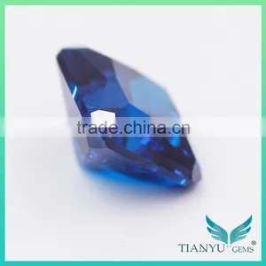 Wholesale Russia Nanosital #A597 Color Sapphire Rectangle Cut for Jewelry Marking thumbnail-3