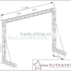 Aluminium Backdrop Truss,spigot Truss,light Decorative Truss thumbnail-1
