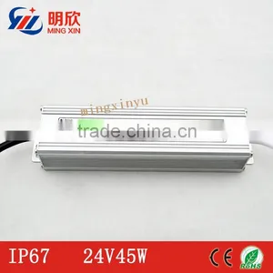 Promotion Price IP67 45Watt LED Light Driver , Waterproof Outdoor Use DC 24V Power Supply thumbnail-1