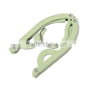 Travel Cloth Hanger Folding Magic Outdoor Travelling Hanger Plastic Clothese Dryer Pants Hanger Trousers Hanger thumbnail-1