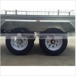 8x5ft Hot Dipped Galvanized Fully Welded Heavy Duty Tandem Trailer thumbnail-3