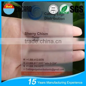 Custom Printing CR80 Shaped Transparent Pvc Card thumbnail-2