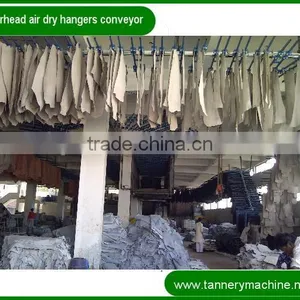 Manual Air Dry Leather Air Dry Hooking Hangers Tunnel Conveyor for Goat or Cow thumbnail-1