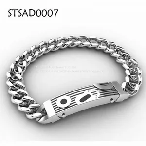 Metal Bracelets Zinc Alloy Jewelry Embrossed For Gift OEM / ODM thumbnail-2