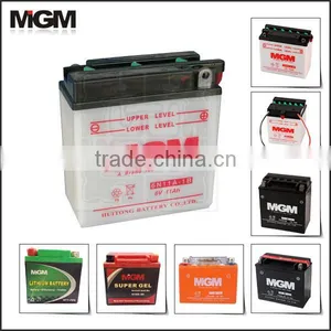 6v 11ah 6N11A-1B Motorcycle Battery thumbnail-1