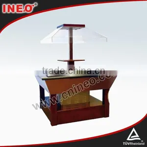 Wood Buffet Display Fridge For Sale/Display Counter Fridge/Top Open Fridge thumbnail-1