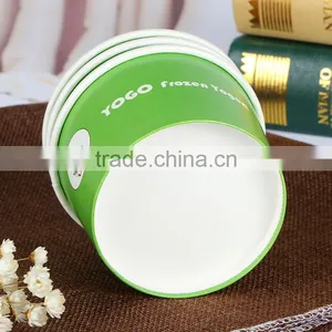 Green Color Disposable Salad Paper Bowls Custom Logo Offset Printed thumbnail-5