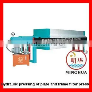 800 Hydraulic Clamping Plate-frame Edible Oil Filter Press thumbnail-1