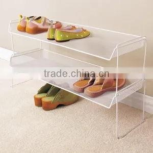 Metal Wire 3-Tier Shoe Storage Rack thumbnail-5