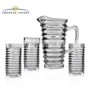 Low Price 7pcs With High Quality Shaped Drinking Glass, Decanter Set of 7 thumbnail-1
