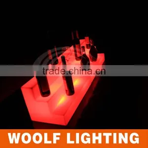 Led Lighted Plastic Whiskey Display Shelf Rack thumbnail-1