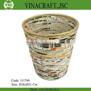 Vietnamese Bamboo - Magazine Paper Storage Bin thumbnail-1