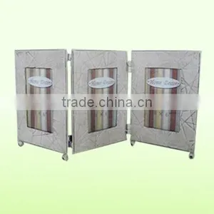 Three Opennings Metal Picture Frame in Stand Chinese Folding Screem thumbnail-1