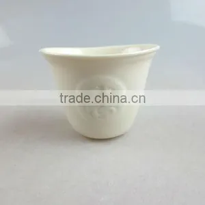 Chinese Porcelain Bowl With Embossment thumbnail-1