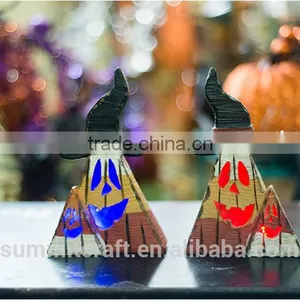 Halloween Pumpkin Decorations Led Light Pumpkin Gift Creative Cartoon Ghost Modelling Home Decoration thumbnail-6