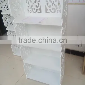 2016 New Style White Classical Wood Storage Cabinet /Bookshelf thumbnail-3