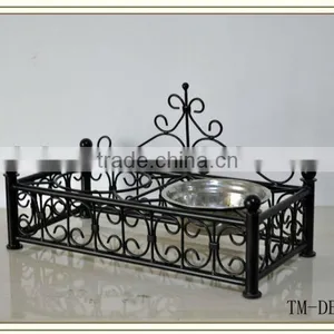 Hot Sale Stainless Steel Bowl With Metal Bowl Stand thumbnail-1