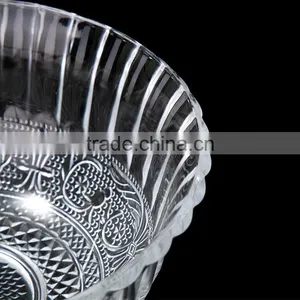 Round Cheap Glass Dinner Set Glass Bowl and Glass Plate for Feast Wedding thumbnail-2