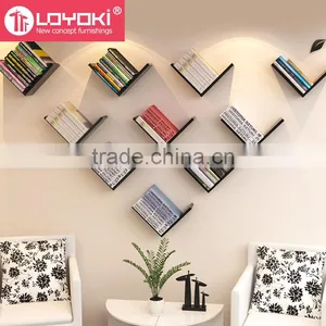 2017 Hot Selling Wooden Wall Mount Cubes Shelf Furniture, Living Room Decoration Design thumbnail-4