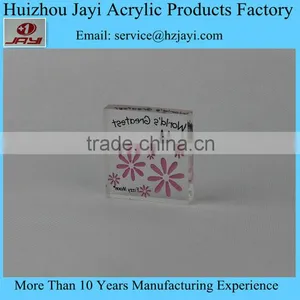 Factory Directly Customized Engraving Acryic Paperweight thumbnail-1