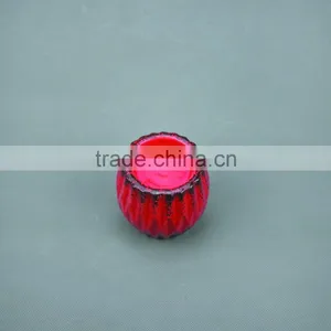 Eco-Friendly Elegant Red Ceramic Tealight Candle Holder thumbnail-2