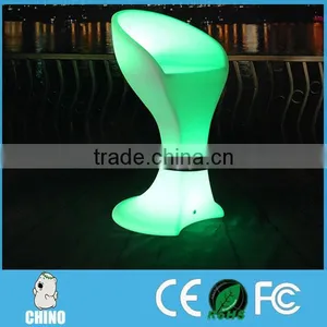 Glowingin the Dark Led Cocktail Chair Used Coffee Bar Counter CC-5611010 thumbnail-2