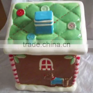 Christmas House Cookie Jar SN5-45 thumbnail-1