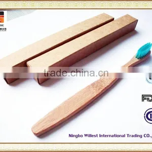 Adult Bamboo Toothbrush With Your Own Logo for Home or Travel thumbnail-4