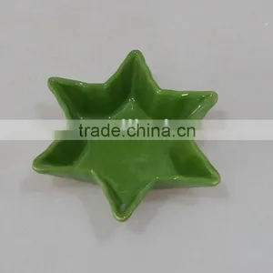 Ceramic Star Shaped Mini Plate and Snack Tray thumbnail-1