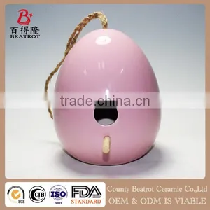 High Quality Ceramic Bird Feeder for Hanging Decor thumbnail-1